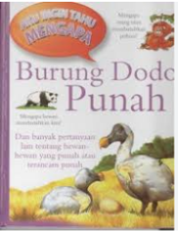 Image of AKU INGIN TAHU MENGAPA BURUNG DODO PUNAH